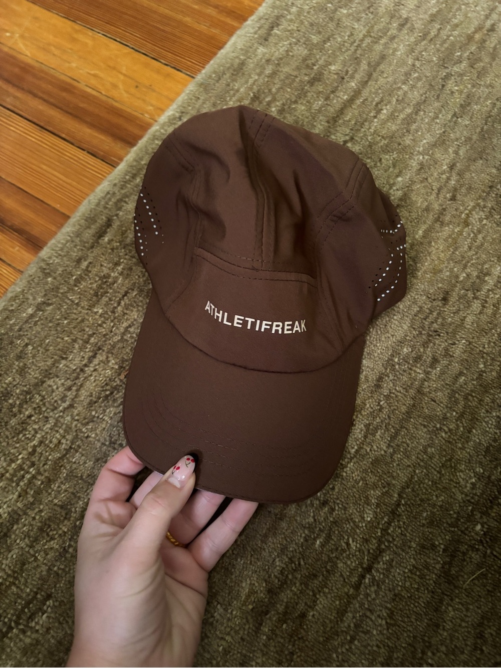 Athletifreak Women's Brown Performance Running Cap